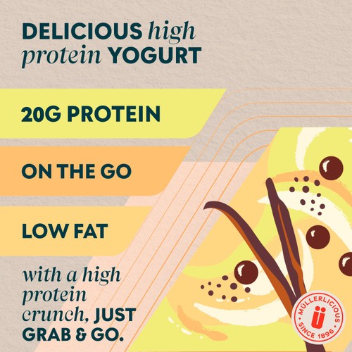Muller MyProtein High Protein Vanilla Yogurt with Chocolate Balls 180g