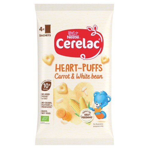 Cerelac Heart Puffs 4 X 7G