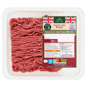Morrisons British 15% Beef Mince 300g