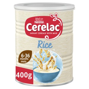 Cerelac Infant Cereals With Milk Rice 6+ Months 400g