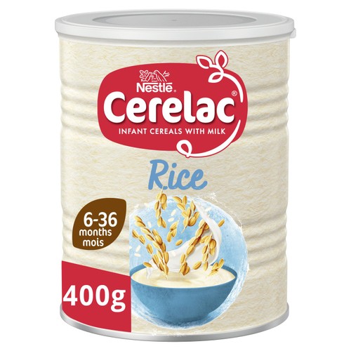 Cerelac Infant Cereals With Milk Rice 6+ Months 400g
