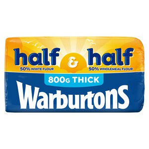 Wonderloaf Half+Half Thick White Bread | Morrisons