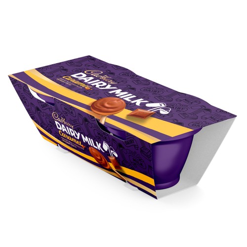Cadbury Dairy Milk Chocolate and Caramel Dessert Pots2x60g