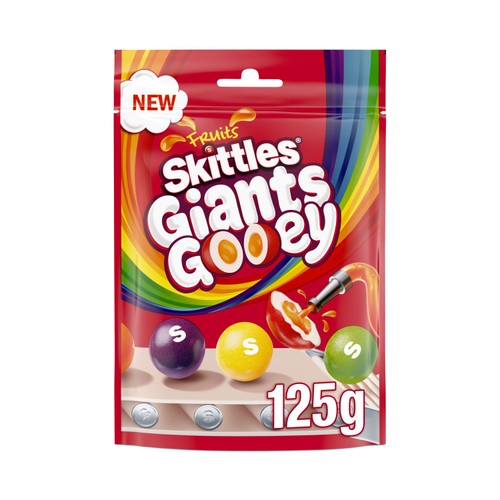 Skittles Giants Gooey Pouch 125g