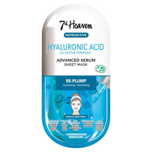 7th Heaven Nutri Active Hyaluronic Sheet Mask