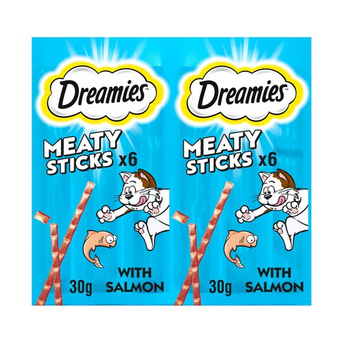 Dreamies Meaty Sticks With Salmon