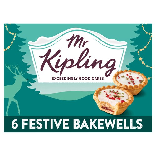 Mr Kiplings Festive Bakewells