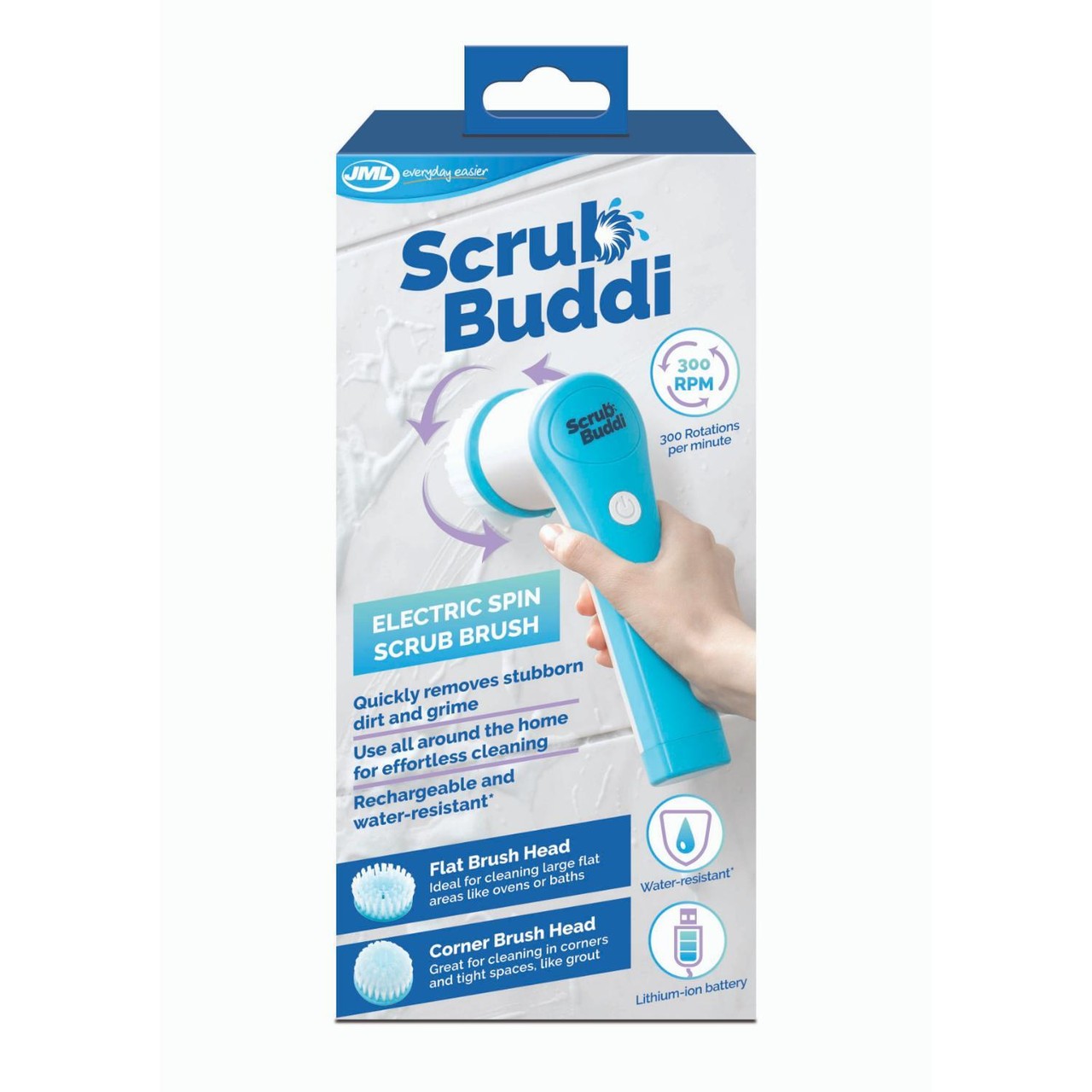 JML Scrub Buddi Electric Spin Scrub Brush