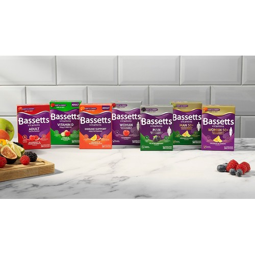 Bassetts Adult Multi Vitamins Raspberry & Pomegranate Flavour