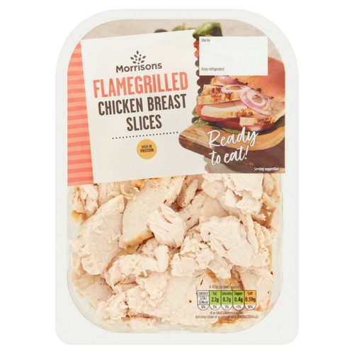 Morrisons ready to eat flame grilled chicken breast slices