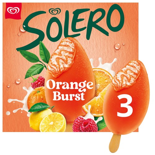 Solero Ice Cream Sticks Orange Burst Morrisons Online Groceries