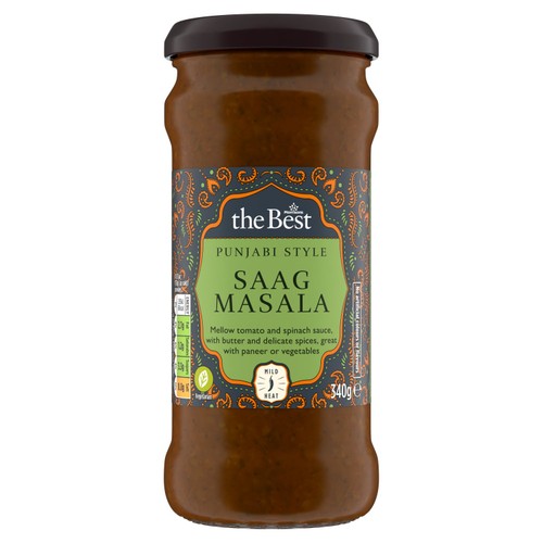 Morrisons the best punjabi style saag masala sauce mild