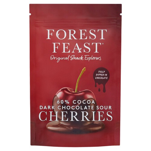 Forest Feast Belgian Dark Chocolate Sour Cherries 