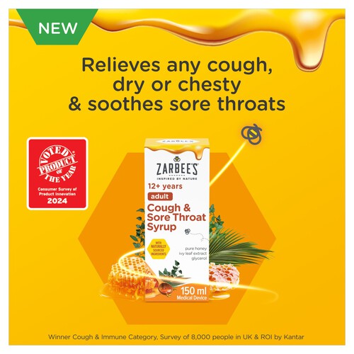 Zarbee's 12+ Adult Cough Syrup