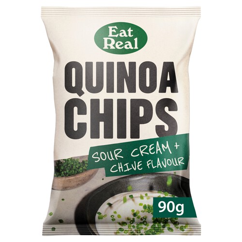 Eat Real Sour Cream and Chive Quinoa Chips 