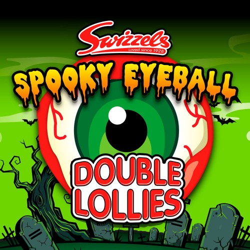 Swizzels Spooky Eyeball Double Lollies 130G