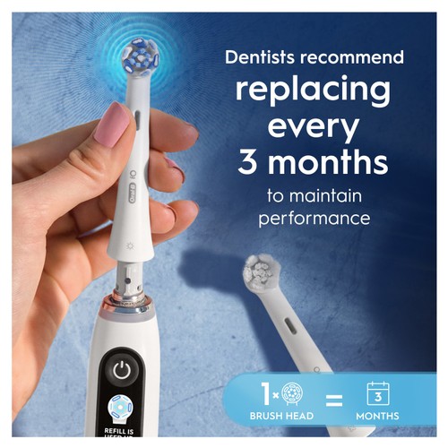 Oral-B IO Ultimate Clean White Electric Toothbrush Heads 