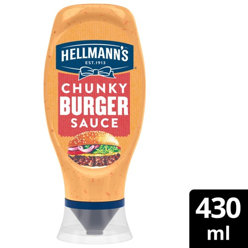 Hellmann'S Chunky Burger Sauce 430ml