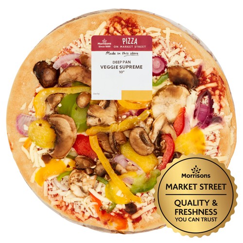 Market Street Veggie Supreme Deep Pan 10 Pizza