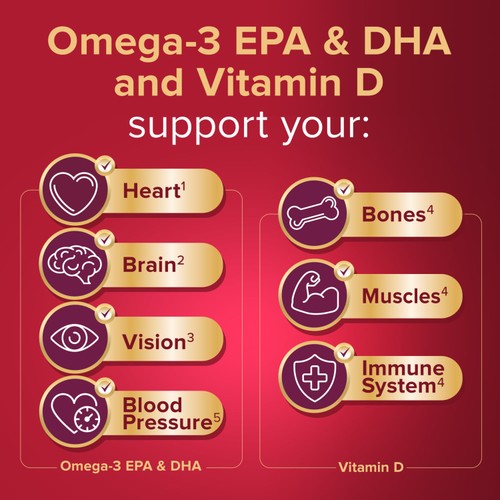 Seven Seas Omega-3 Fish Oil Max Strength with Vitamin D Capsules