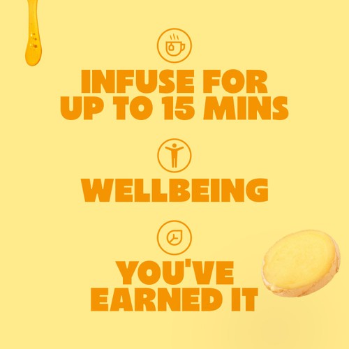 Pukka Organic Lemon Ginger & Manuka Honey 20 Immunity Herbal Tea Bags