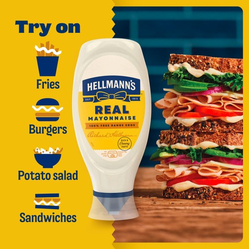 Hellmann's Real Squeezy Mayonnaise 430ml
