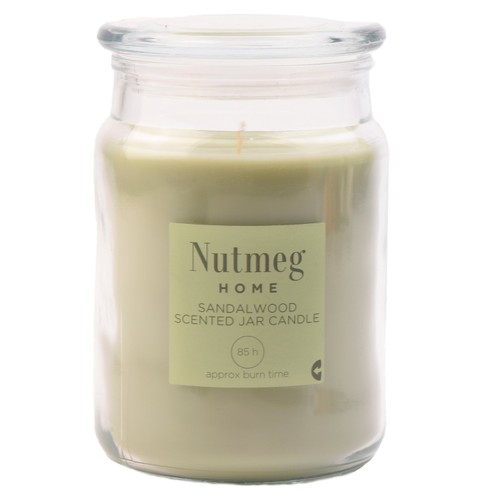 Morrisons Nutmeg Sandalwood Scented Jar Candle