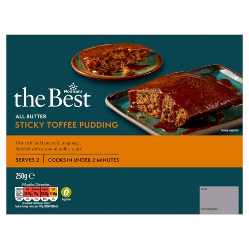 Morrisons The Best Sticky Toffee Pudding 