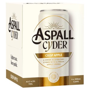 Aspall Crisp Apple Cyder 4x330ml product image