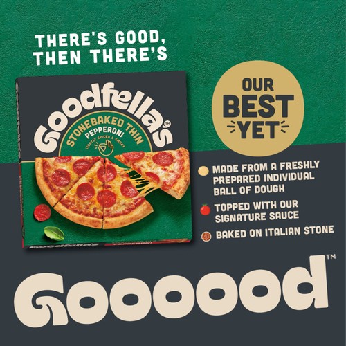 Goodfella's Stonebaked Thin Pepperoni Pizza 332g
