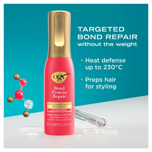Ogx Bond Protein Repair Heat Protecting Mist Multi-Tasker Spray, 