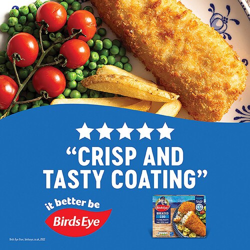 Birds Eye 4 Breaded Cod Fish Fillets