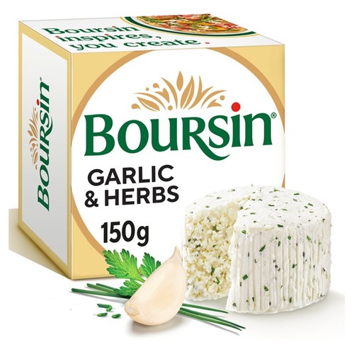 Boursin Garlic & Herbs Soft Cream Cheese 150g