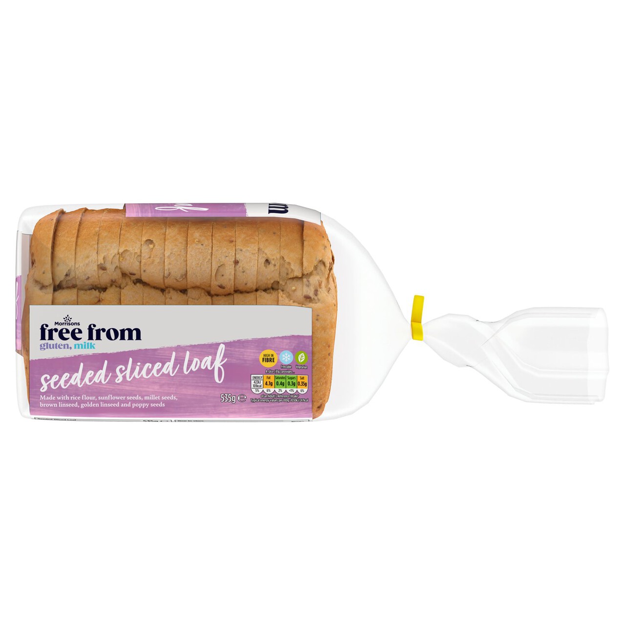 Morrisons Free From Seeded Sliced Loaf