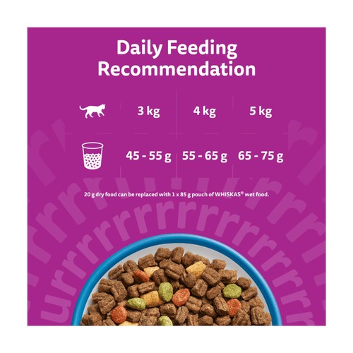 Whiskas 1+ Tuna Adult Dry Cat Food