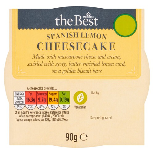 Morrisons The Best Spanish Lemon Cheesecake 