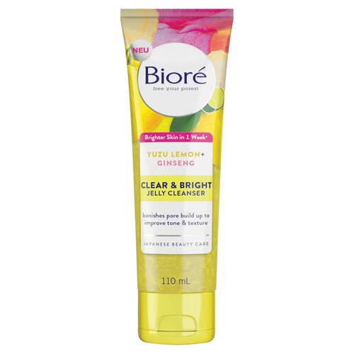 Biore Clear & Bright Jelly Cleanser