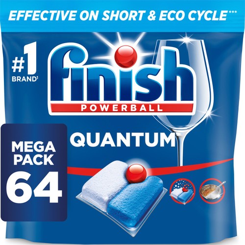 Finish Quantum All In One 64s Regular Dishwasher Tablets