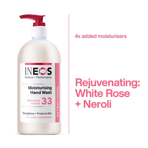 INEOS Moisturising Hand Wash White Rose & Neroli 