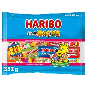 Haribo Share the Happy Sweets 22 Treatsize Mini Bags