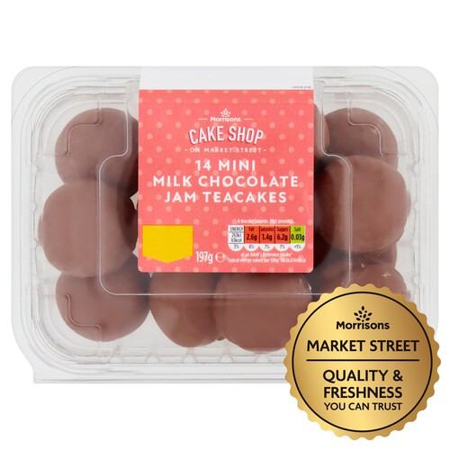 Market Street Mini Milk Chocolate Teacakes 