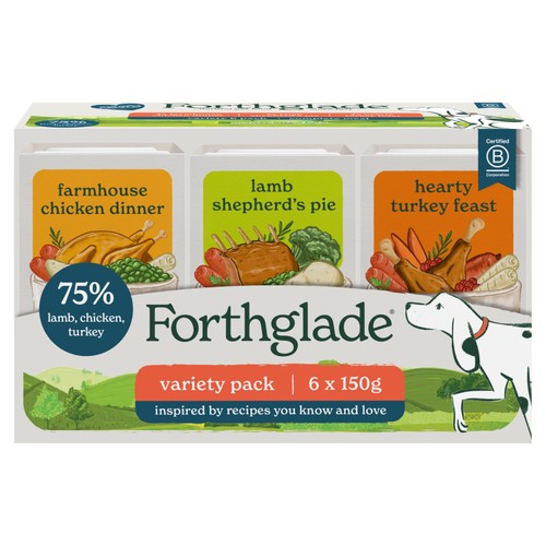 Forthglade British Variety Pack Chicken, Lamb & Turkey