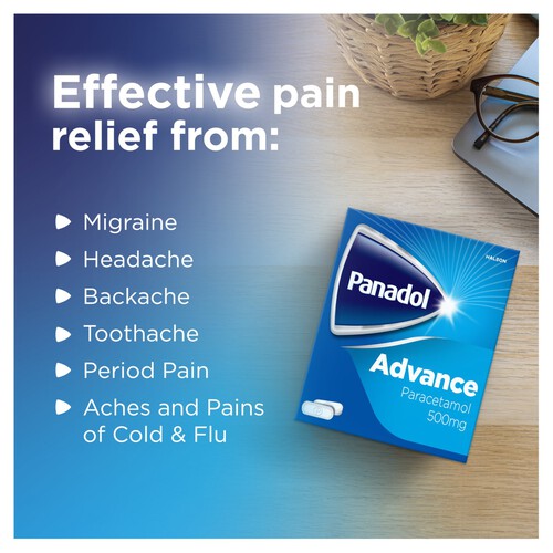 Panadol Advance Pain Killers Paracetamol 500mg Tablets