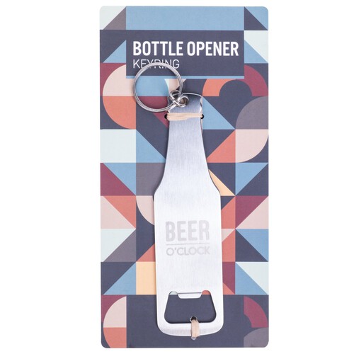 Morrisons Mens Beer Bottle Opener Keyring