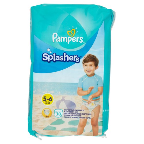 Pampers Splashers Size 5 10 Disposable Swim Pants