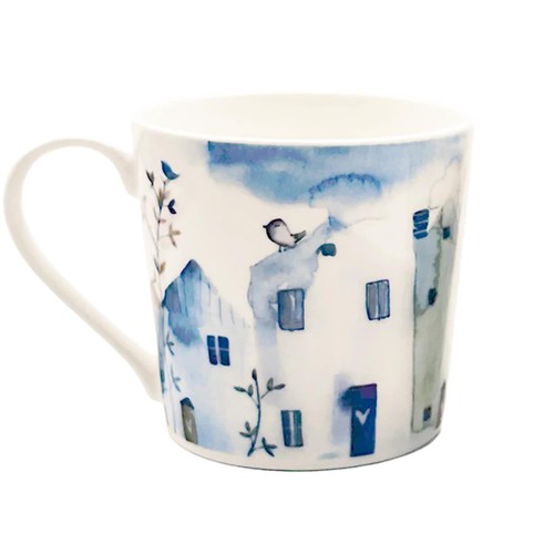 Nutmeg Home Bone China House Mug