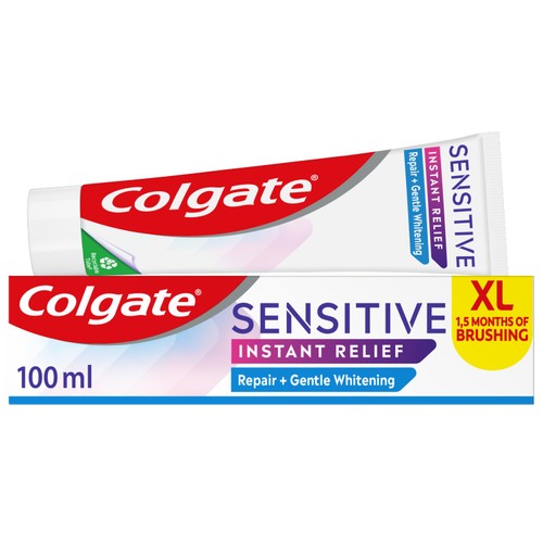 Colgate Sensitive Instant Relief Whitening Toothpaste 100ml