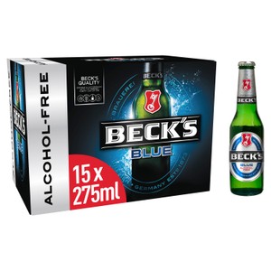 Beck's Blue Alcohol-Free Beer Bottles 15x275ml