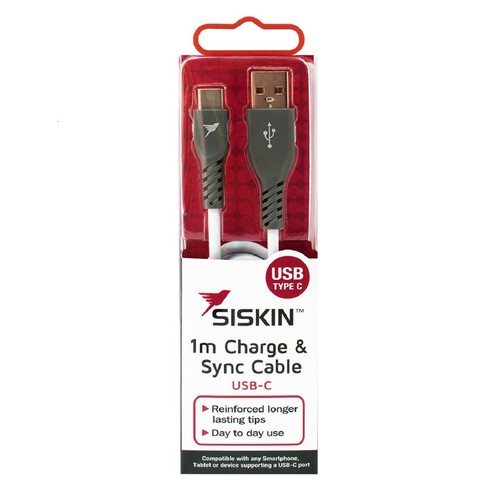 Siskin 1M Charge & Sync Cable Usb Type C