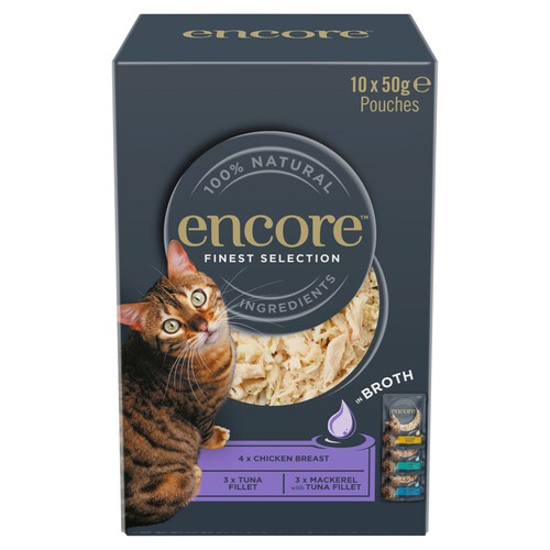 Encore Cat Pouch Finest Selection In Broth 